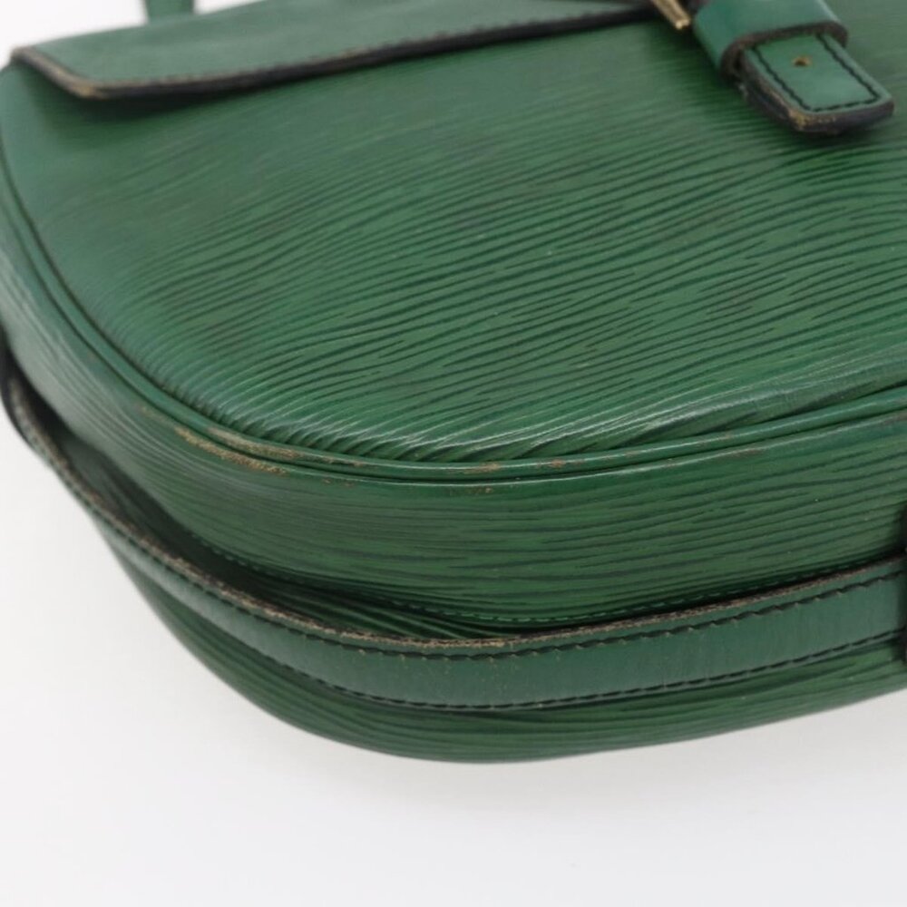 Authentic LOUIS VUITTON Epi Jeune Fille MM Shoulder Bag Green M52154 LV - Picture 7 of 16